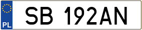 Truck License Plate